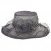 US Vintage  Wide Brim Derby Sun Casual Hat Wedding Tea Party Church Cap  eb-55476522